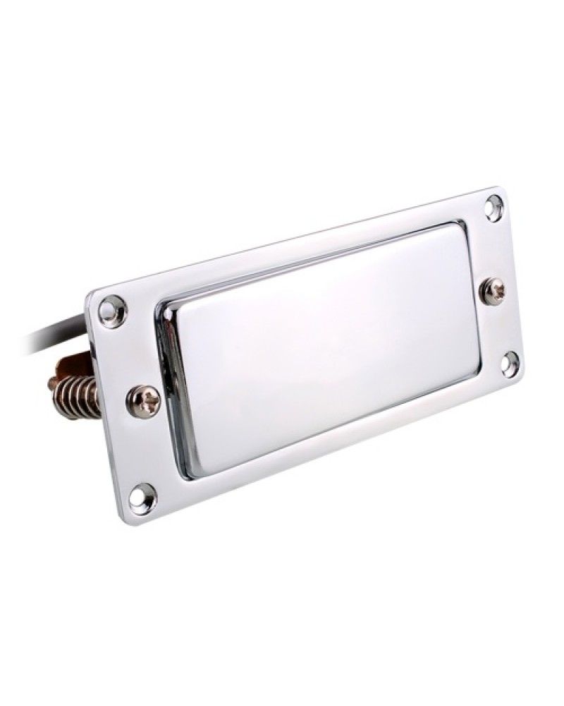 Mini Humbucker Pickup Kit Compatible with LP Electric Guitar Neck Bridge Double Coil Pick-up Chrome Plated