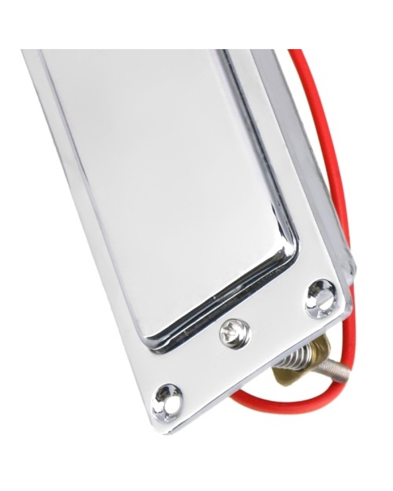 Mini Humbucker Pickup Kit Compatible with LP Electric Guitar Neck Bridge Double Coil Pick-up Chrome Plated
