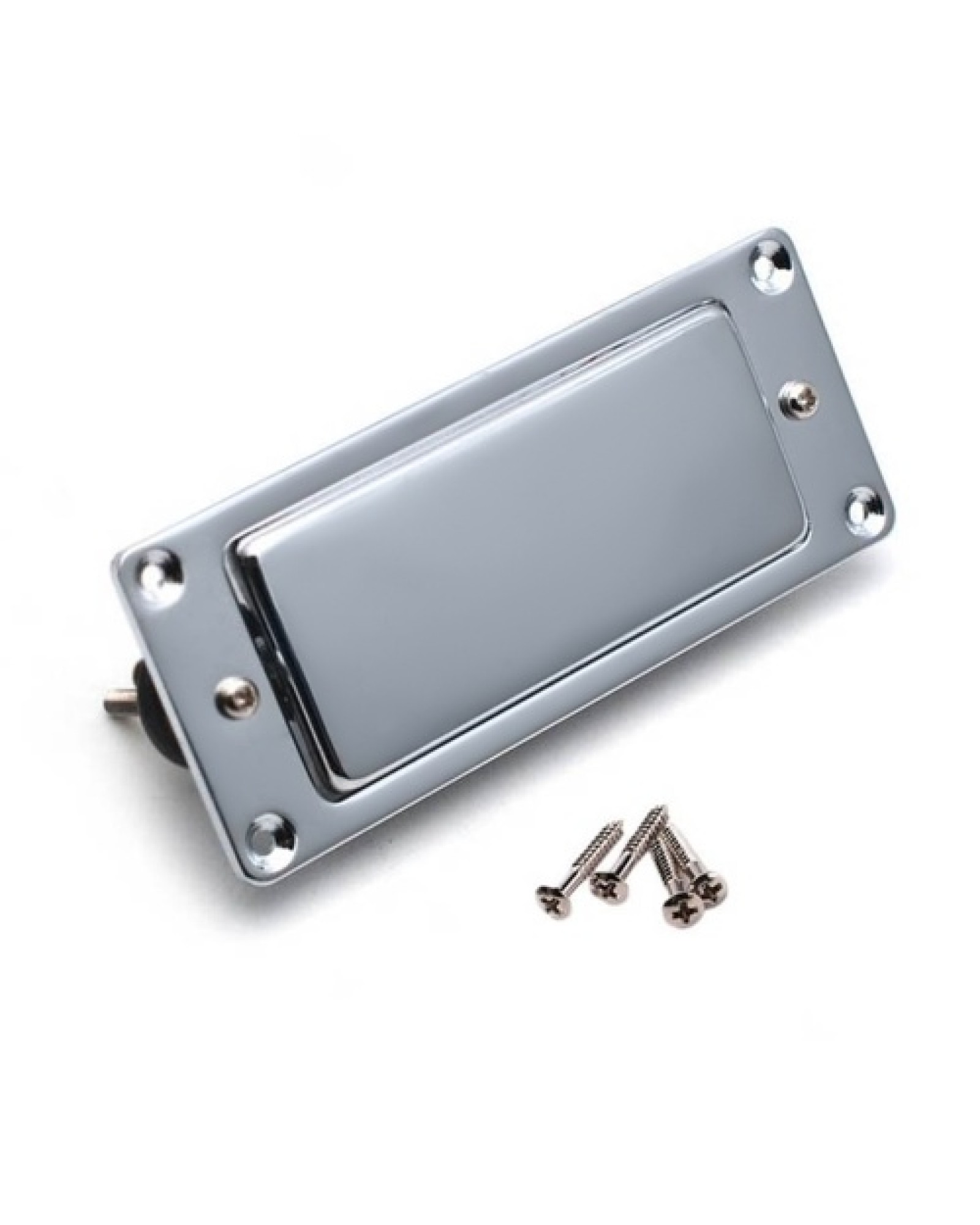Mini Humbucker Pickup Kit Compatible with LP Electric Guitar Neck Bridge Double Coil Pick-up Chrome Plated
