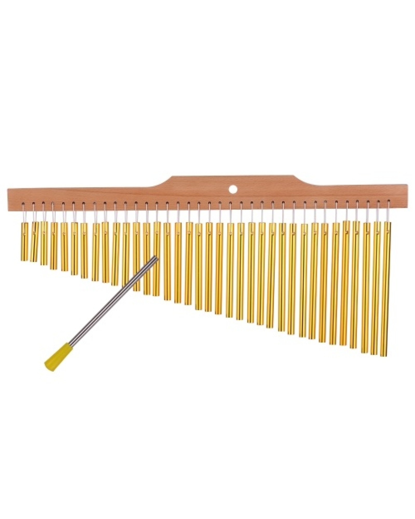 36 Bar Chimes Gold Aluminum Alloy Wooden Bar