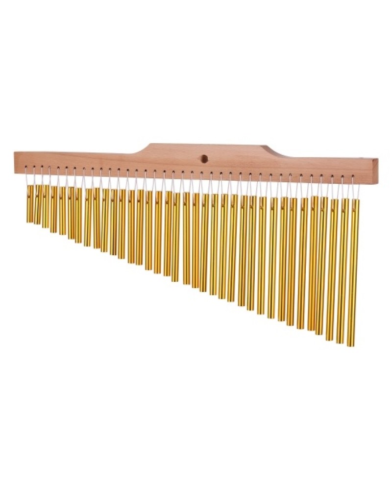 36 Bar Chimes Gold Aluminum Alloy Wooden Bar