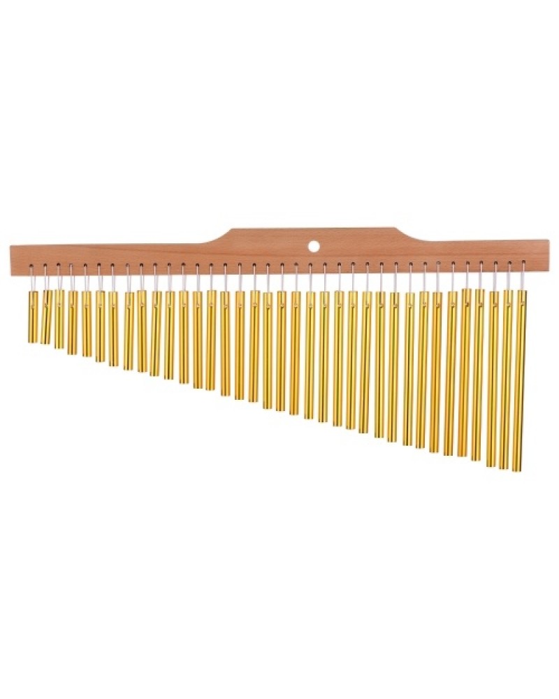 36 Bar Chimes Gold Aluminum Alloy Wooden Bar