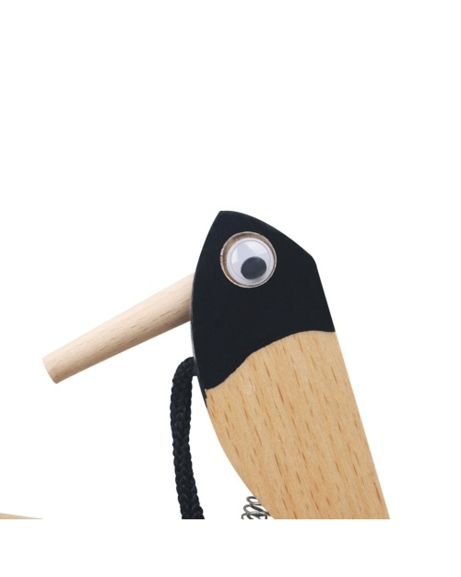 Wooden Pull Bird Beech Wood Woodpecker Musical Tone Block Percussion Musical Instrument