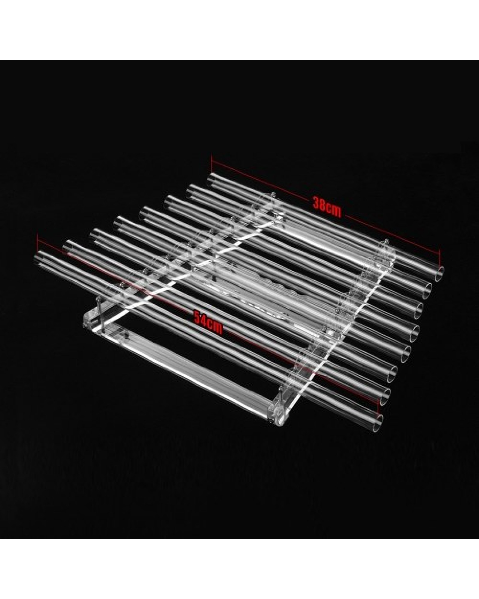 432Hz Crystal Singing Harp