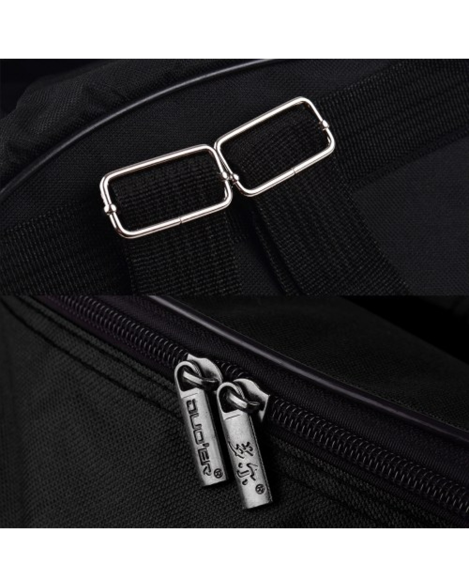 Compact Snare Drum Bag Backpack Case with Shoulder Strap Outside Pockets Musical Instrument Accessory Black