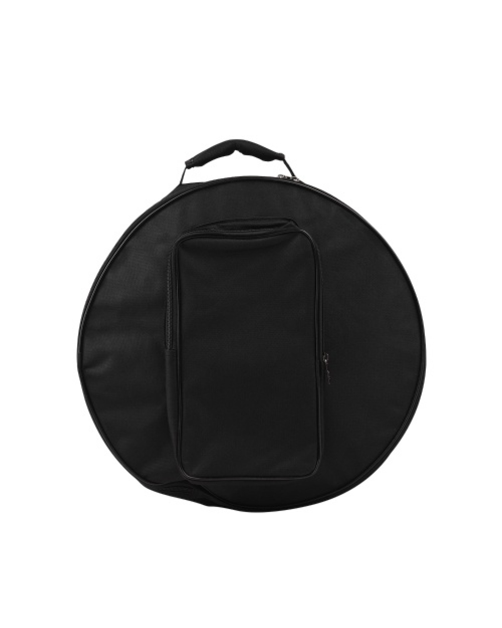 Compact Snare Drum Bag Backpack Case with Shoulder Strap Outside Pockets Musical Instrument Accessory Black