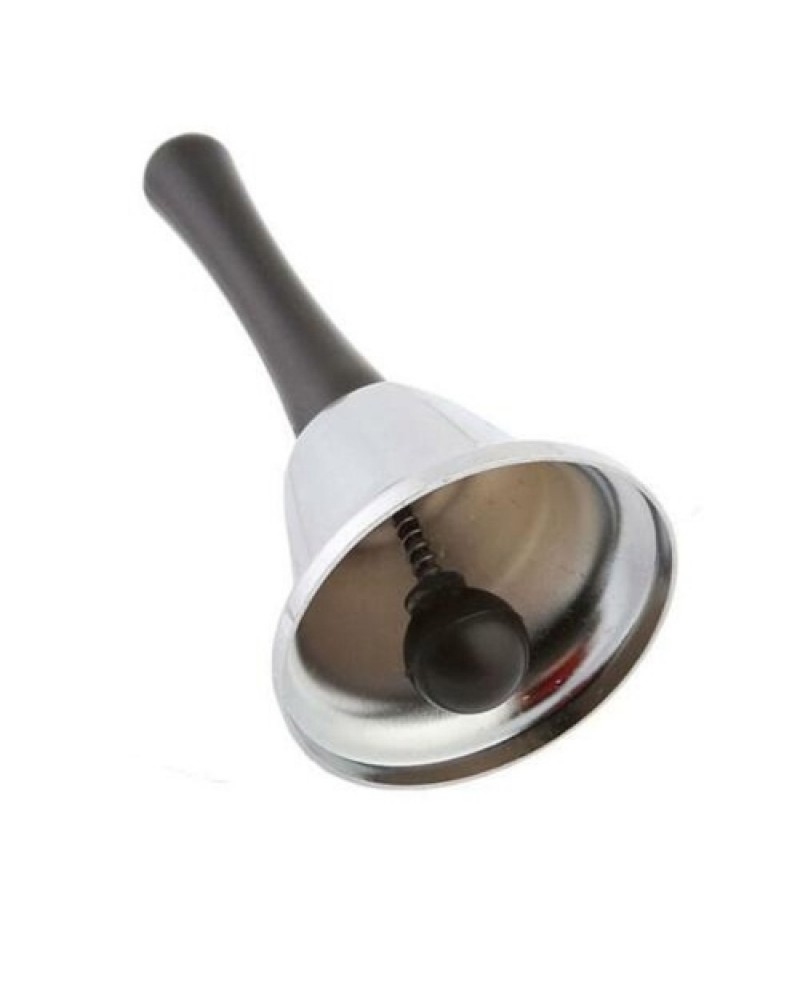 Silver Hand Bell Loud Call Bell Jingles Ringing