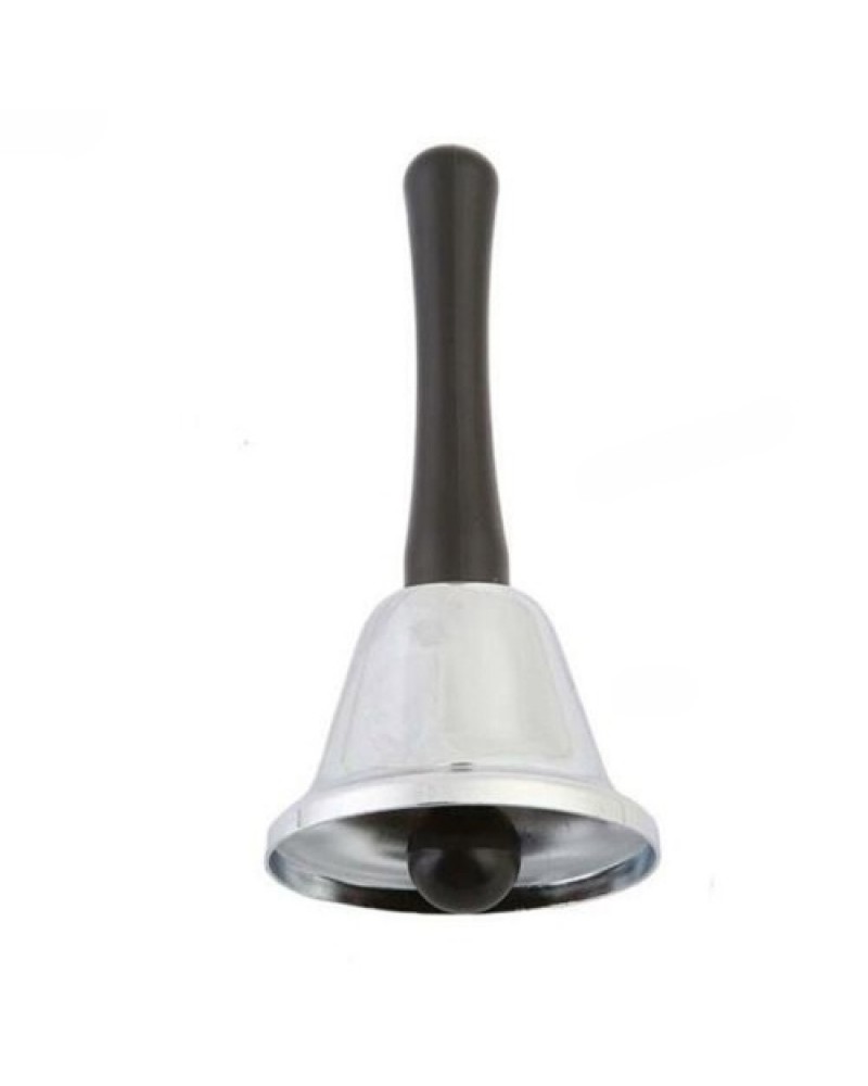 Silver Hand Bell Loud Call Bell Jingles Ringing