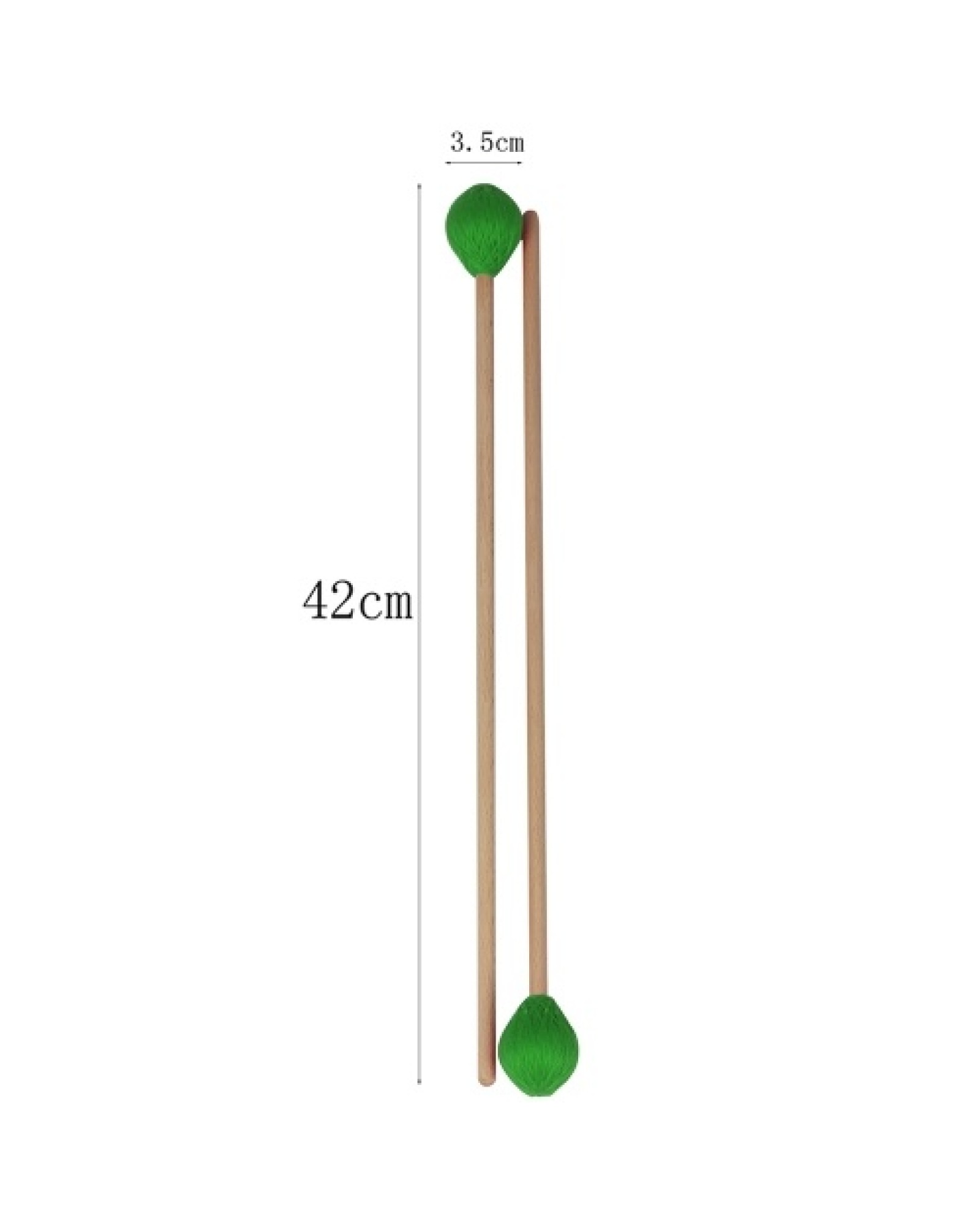 Middle Marimba Stick Mallets Xylophone Glockensplel Mallet with Beech Handle Percussion Kit Musical Instrument Accessories Malle