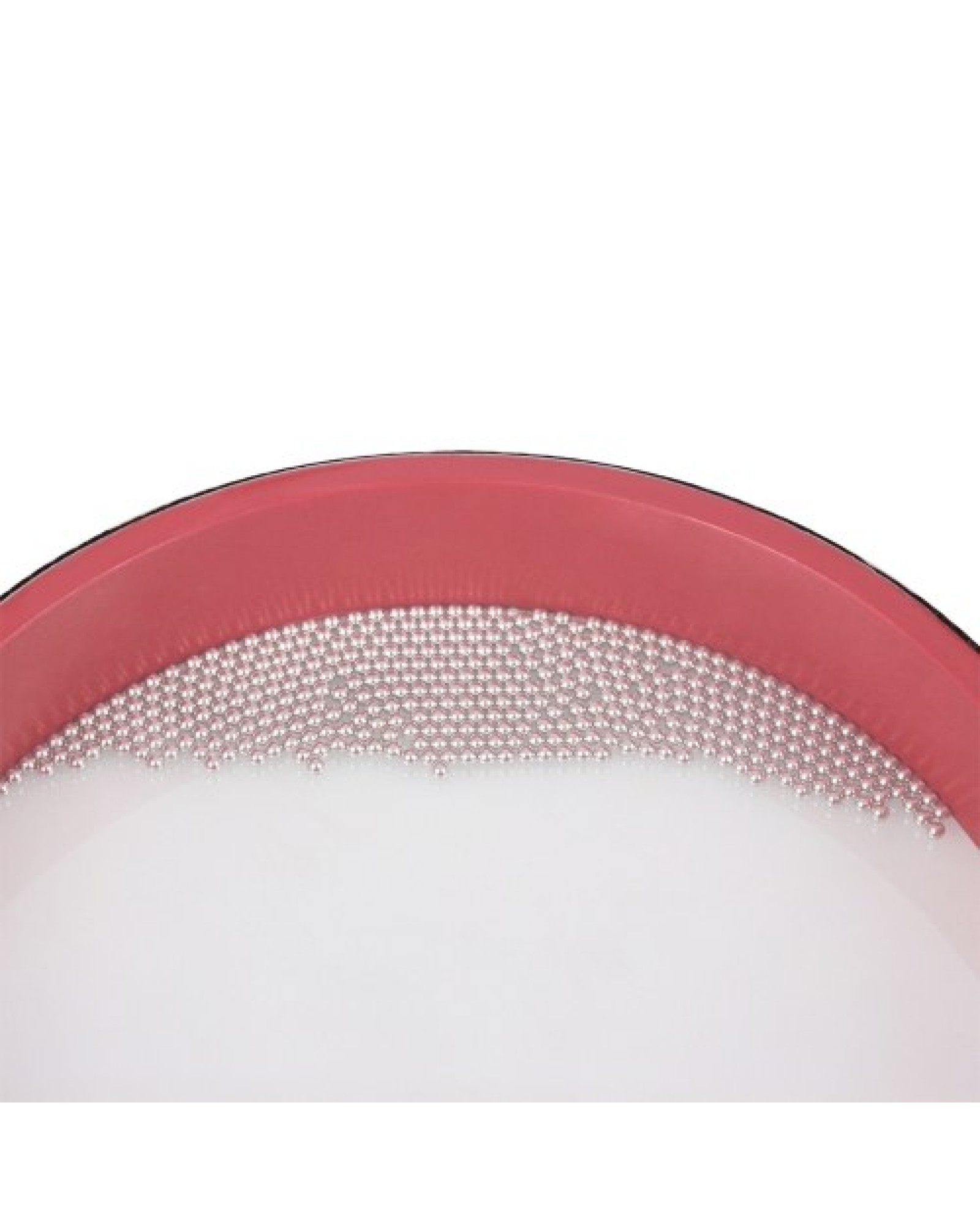 8 Inch Solid Wood Ocean Wave Drum Sea Drum Frame Drum Gentle Sea Sound Musical Toy Red