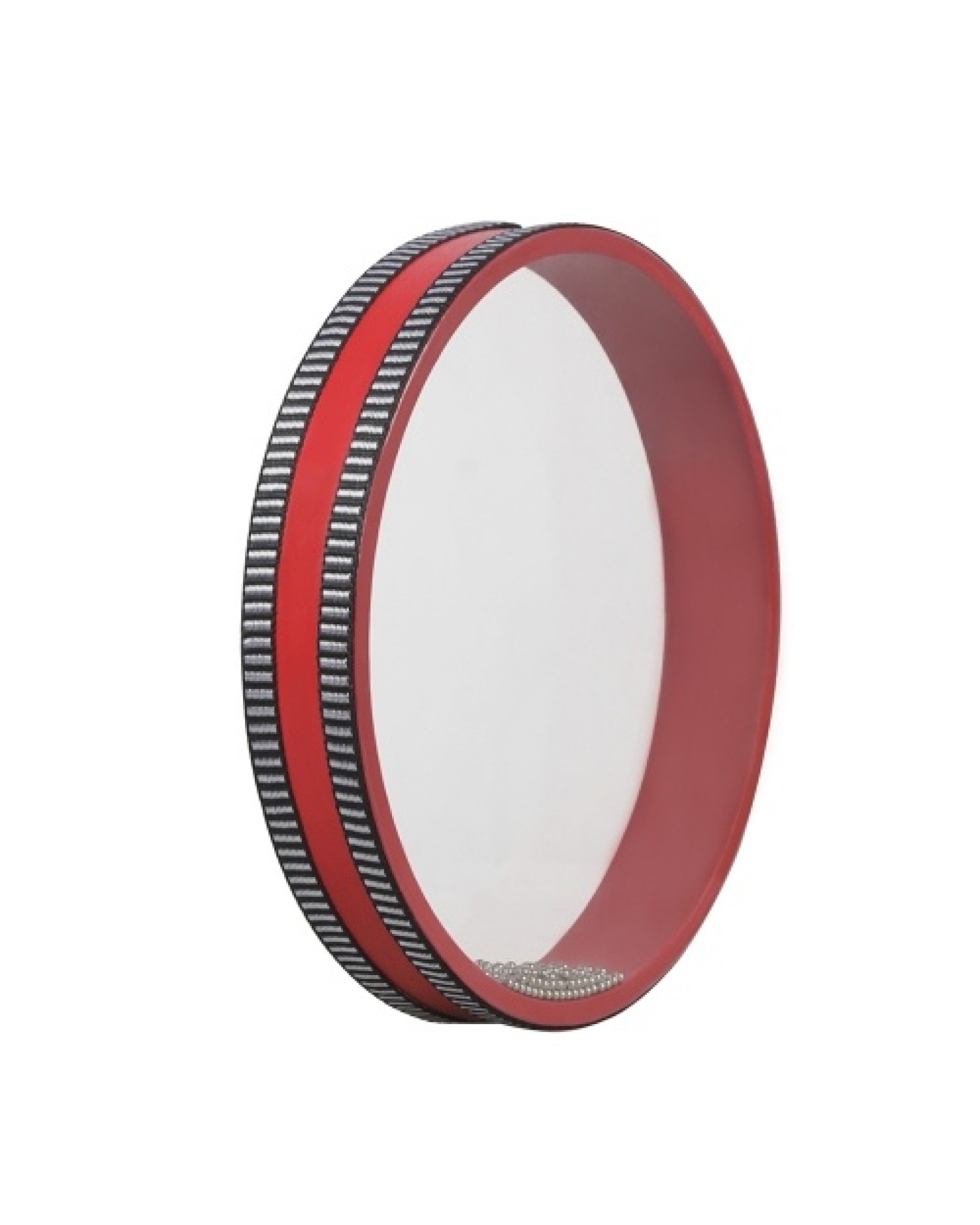 8 Inch Solid Wood Ocean Wave Drum Sea Drum Frame Drum Gentle Sea Sound Musical Toy Red