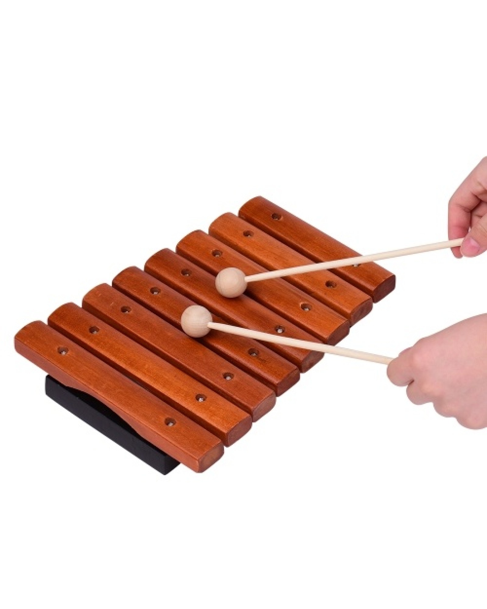 Musical Instrument 8 Notes Wood Xylophone Includes 2 Wooden Mallets
