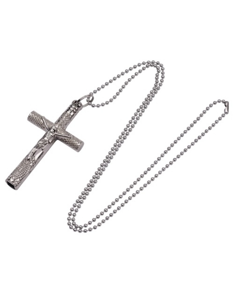 Artistic Drum Key Necklace Christian Jesus Crucifix Drum Key Tuner Drum Wrench for Jazz Drum Set