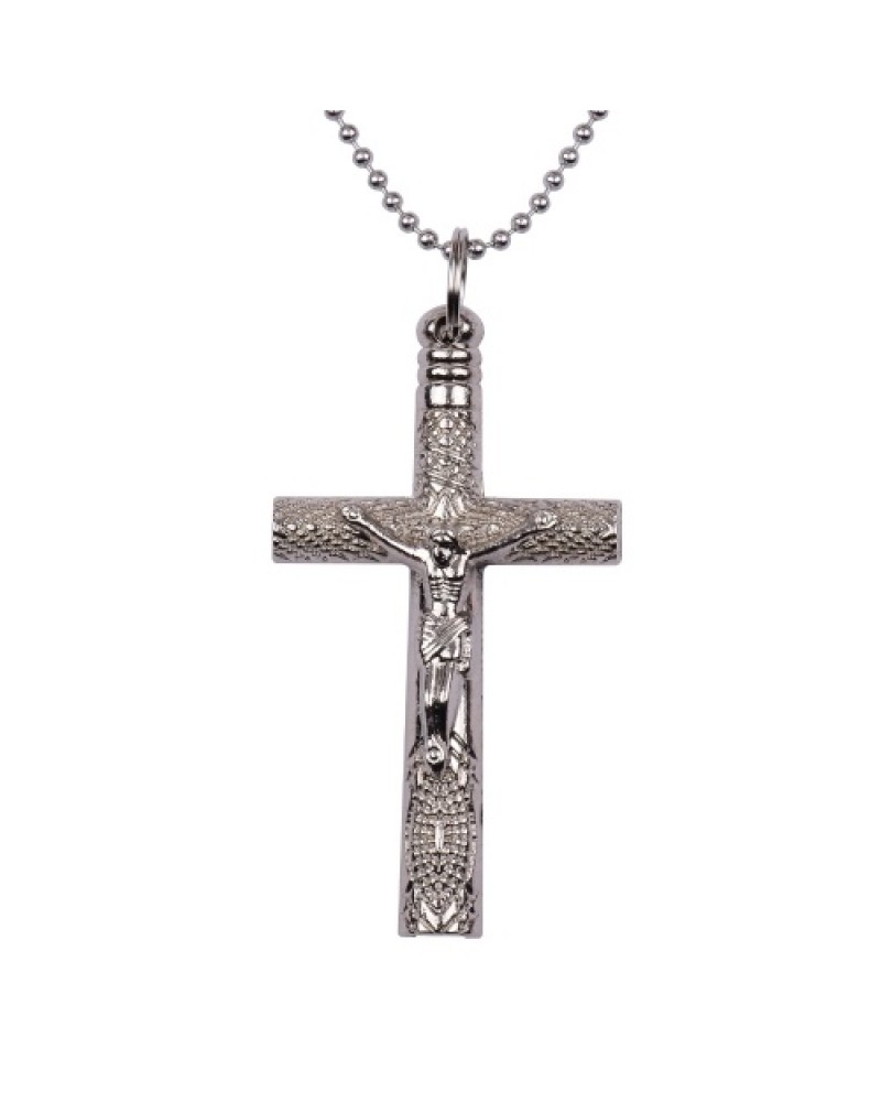 Artistic Drum Key Necklace Christian Jesus Crucifix Drum Key Tuner Drum Wrench for Jazz Drum Set