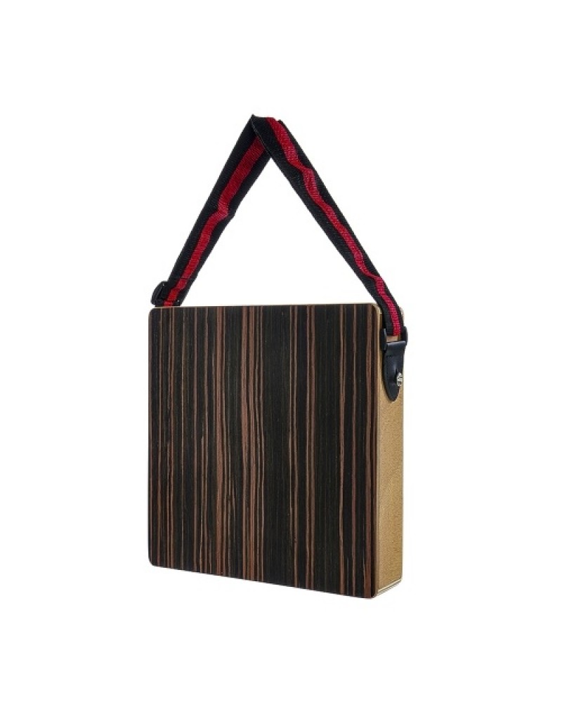 Cajon Boxdrum Travel Drum Accompaniment Music Boxdrum Percussion Instrument Solid Wood Portable with Strap