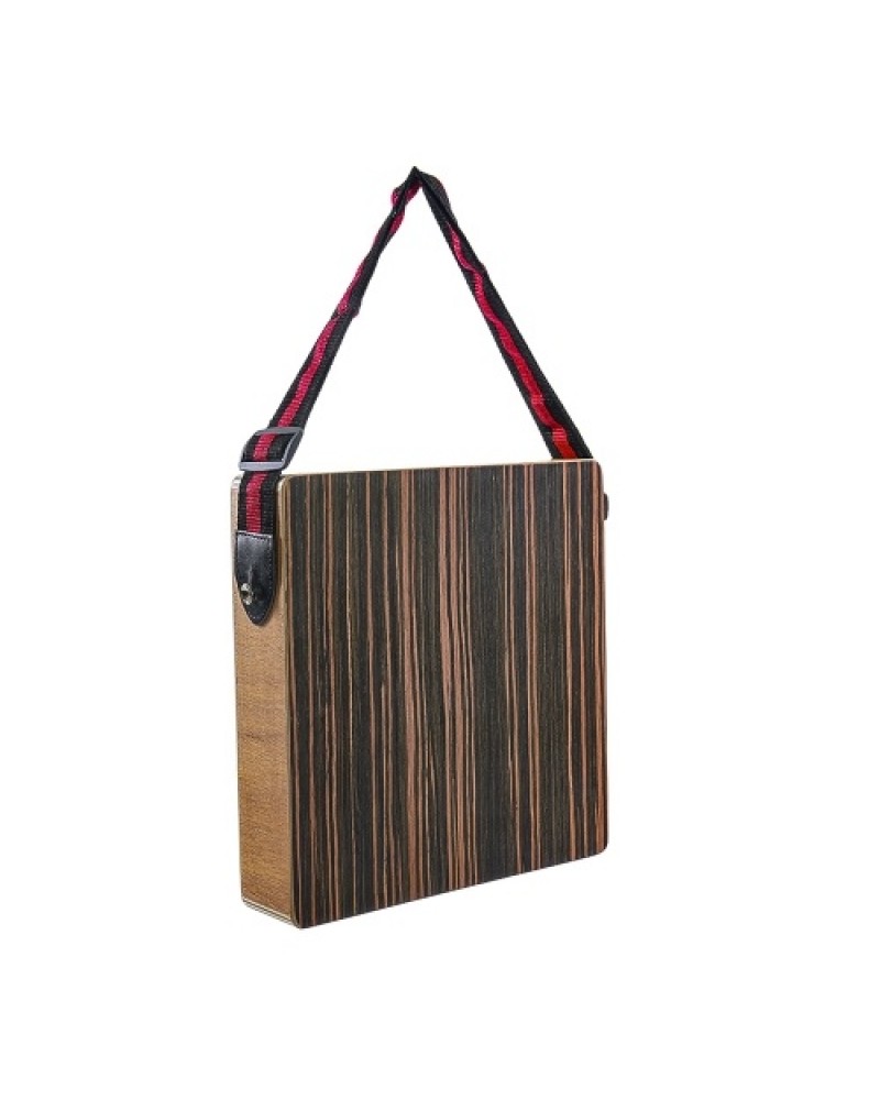 Cajon Boxdrum Travel Drum Accompaniment Music Boxdrum Percussion Instrument Solid Wood Portable with Strap