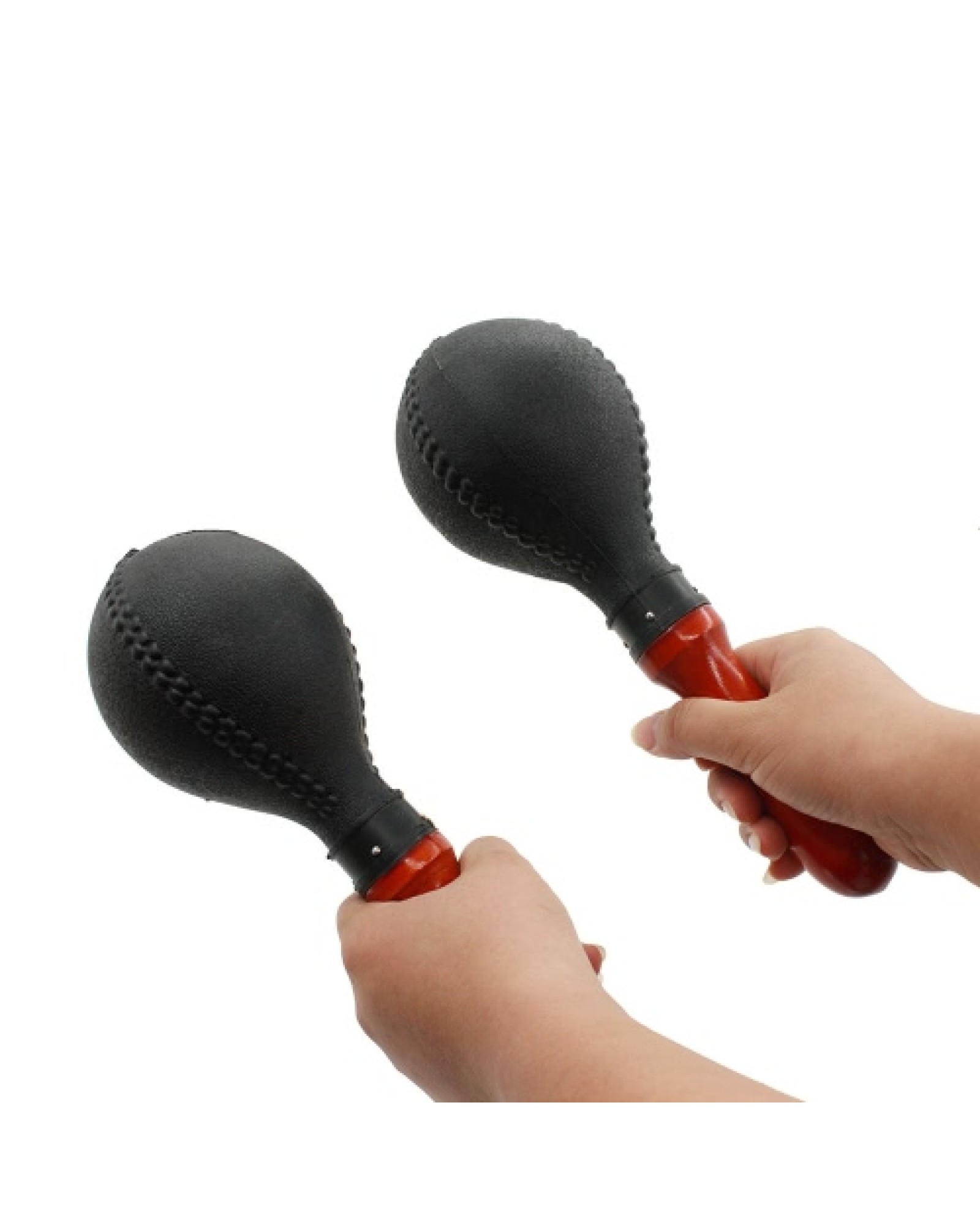 Professional Pair of Maracas Shakers Rattles Sand Hammer Percussion Instrument Musical Toy for Kid Children KTV Party Game