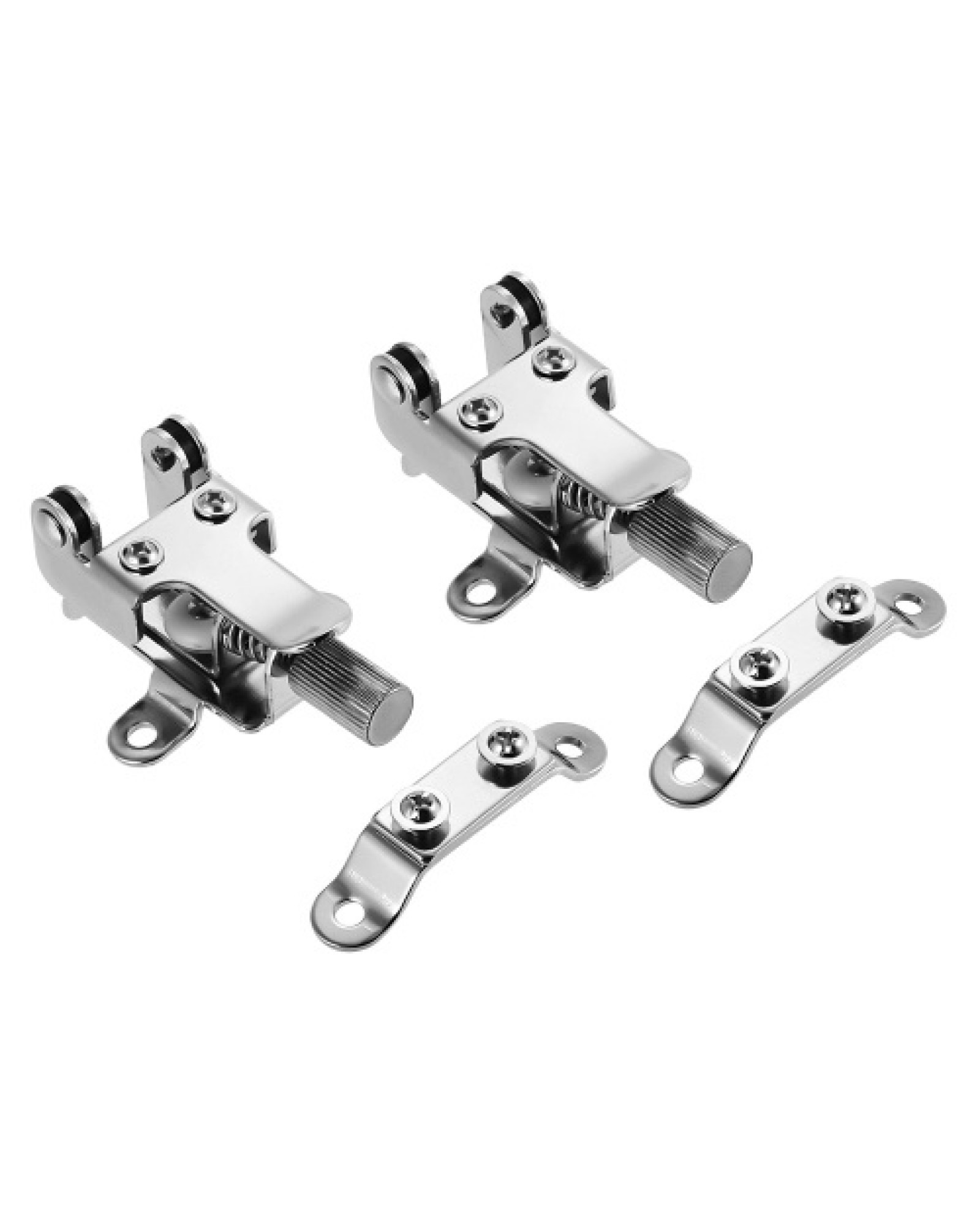 2 Sets/Pack Metal Snare Drum Wire Strainer Regulator Throw Off Butt End Set Drum Parts Accessories Replacement Silver