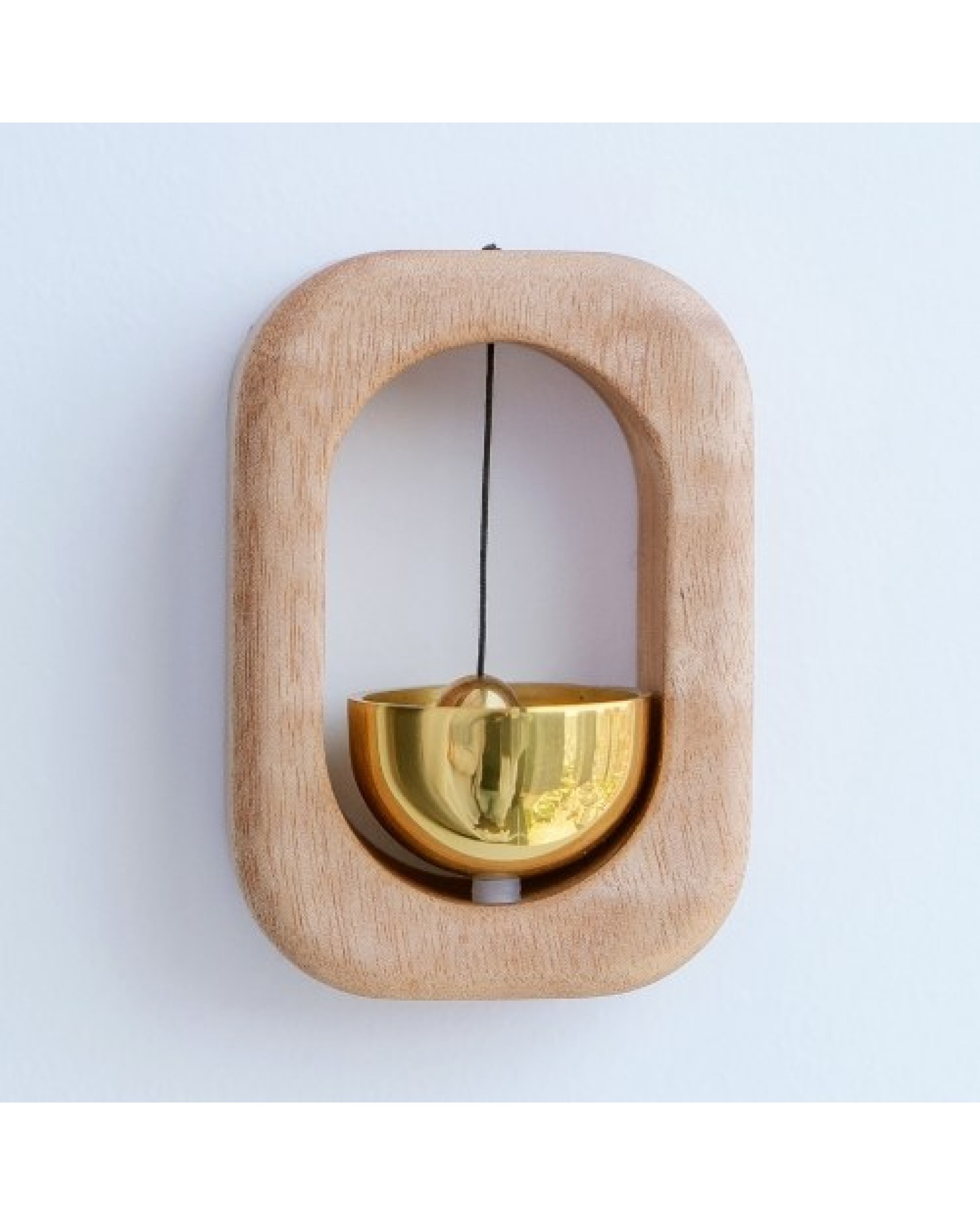 Suction Wind Chime Doorbell Decoration Refrigerator Door Closet Wood Windchime Bells for Home Garden Windchime Gift