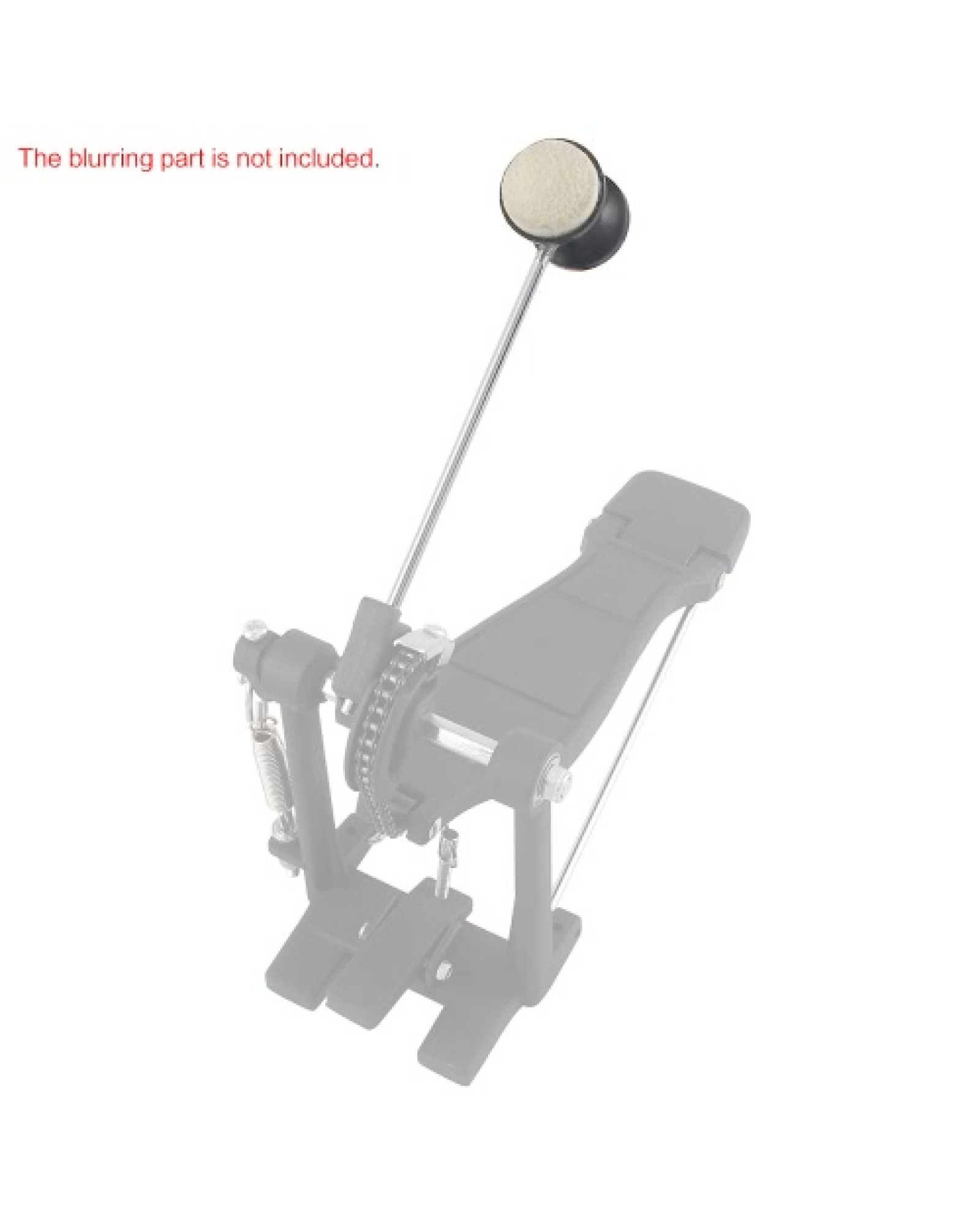 Drum Pedal Wool Felt Stainless Steel Handle 1pcs Instrument Accessory Part High Quality