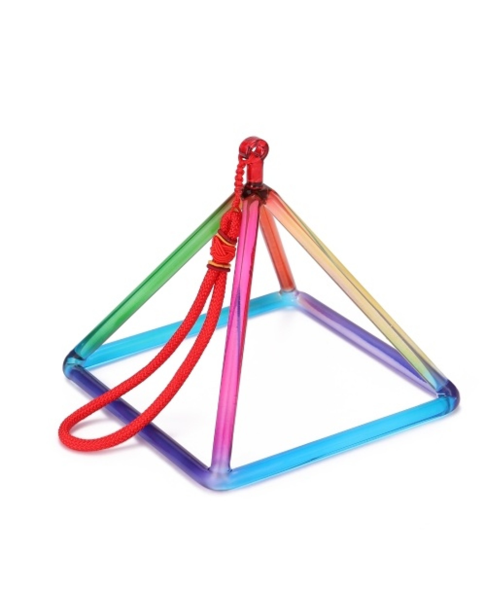 Crystal Material Singing Pyramid Percussion Instruments Yoga Meditation Relaxation Tool