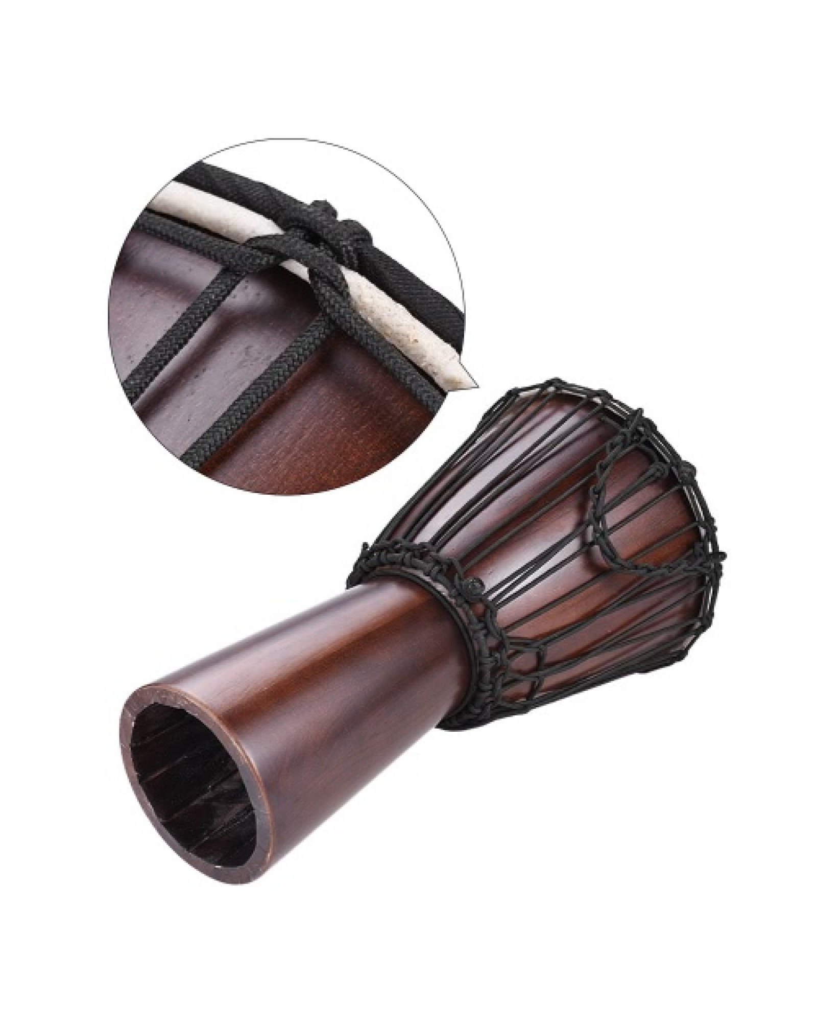 Professional 10" African Djembe Hand Bongo Drum Percussion Music Instrument Select Hardwood Body Goatskin Head