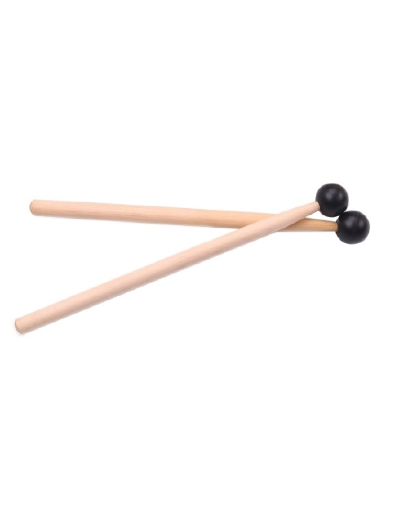 1 Pair Tongue Steel Drum Xylophone Mallets Tuning Fork Wooden Rod Mallet for Percussion Instrument