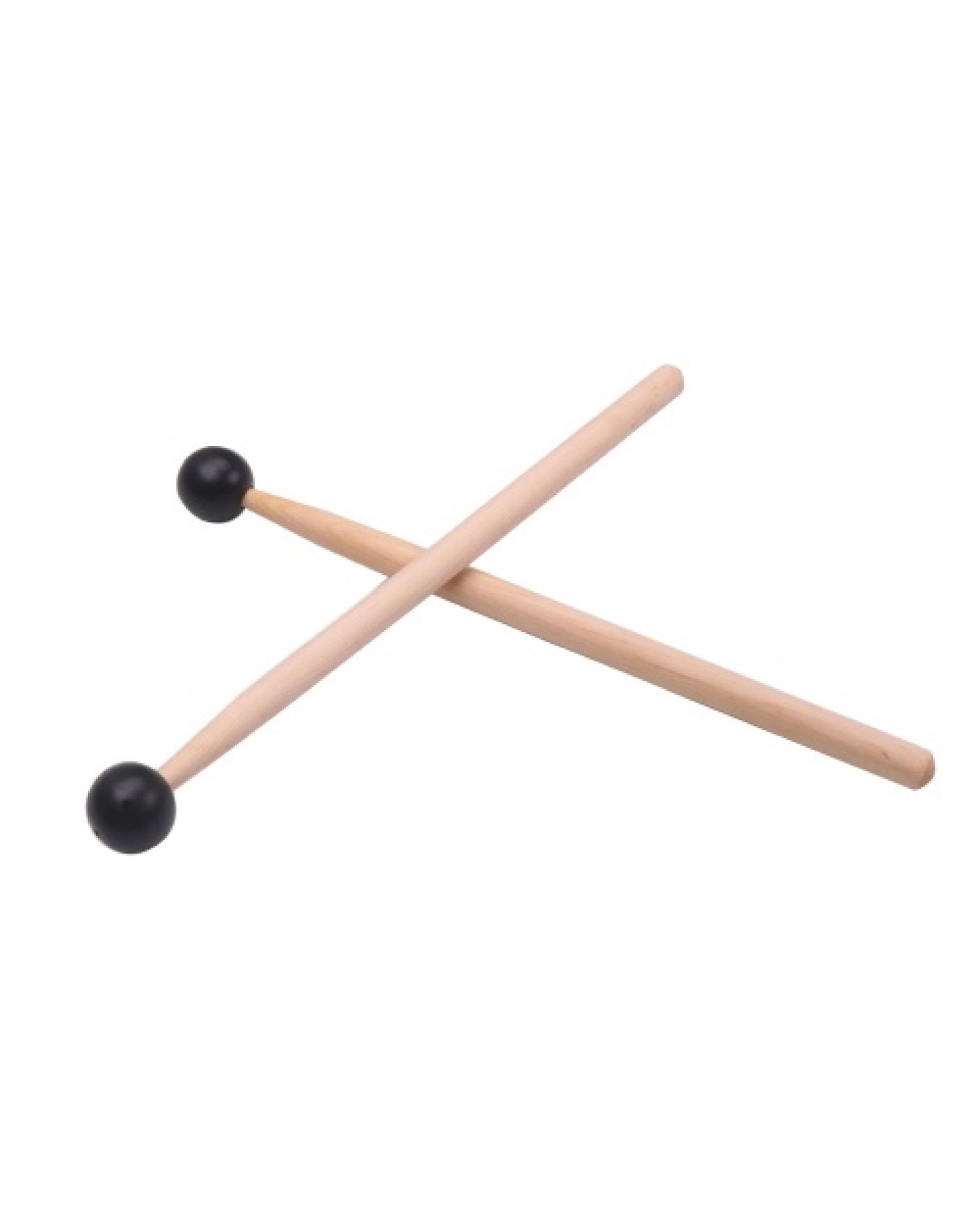 1 Pair Tongue Steel Drum Xylophone Mallets Tuning Fork Wooden Rod Mallet for Percussion Instrument