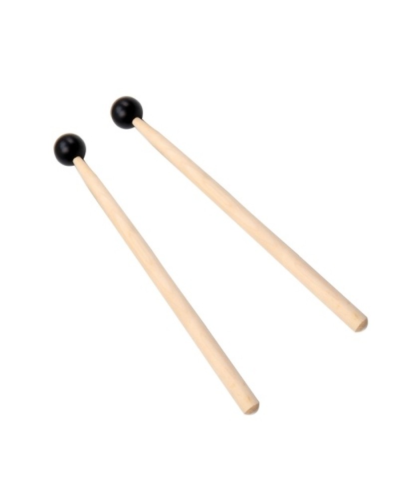 1 Pair Tongue Steel Drum Xylophone Mallets Tuning Fork Wooden Rod Mallet for Percussion Instrument