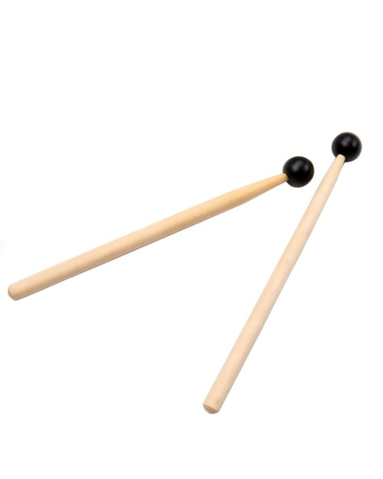 1 Pair Tongue Steel Drum Xylophone Mallets Tuning Fork Wooden Rod Mallet for Percussion Instrument