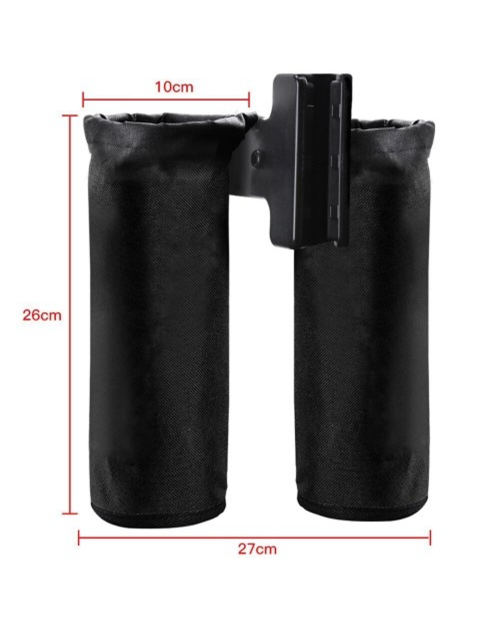 Drumstick Holder for Drum Set Clamp on Drum Stick Storage Bag Oxford Cloth Large Capacity Clip on Drumsticks Container for up to