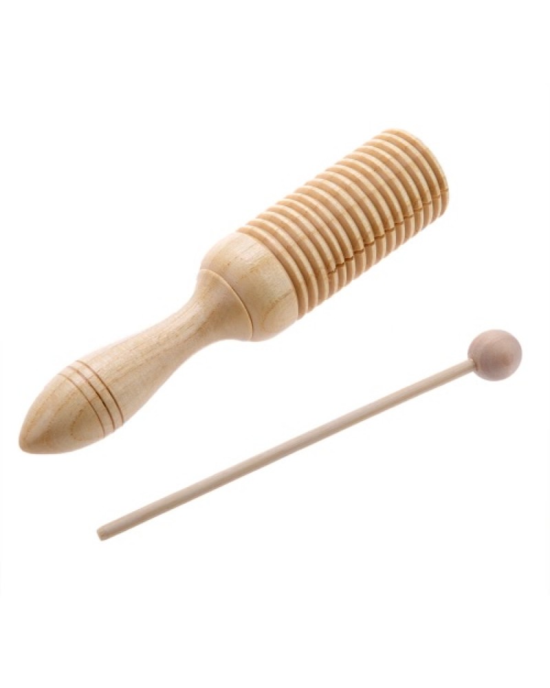 Wooden Crow Sounder Ailanthus Kid Children Musical Toy Percussion Instrument