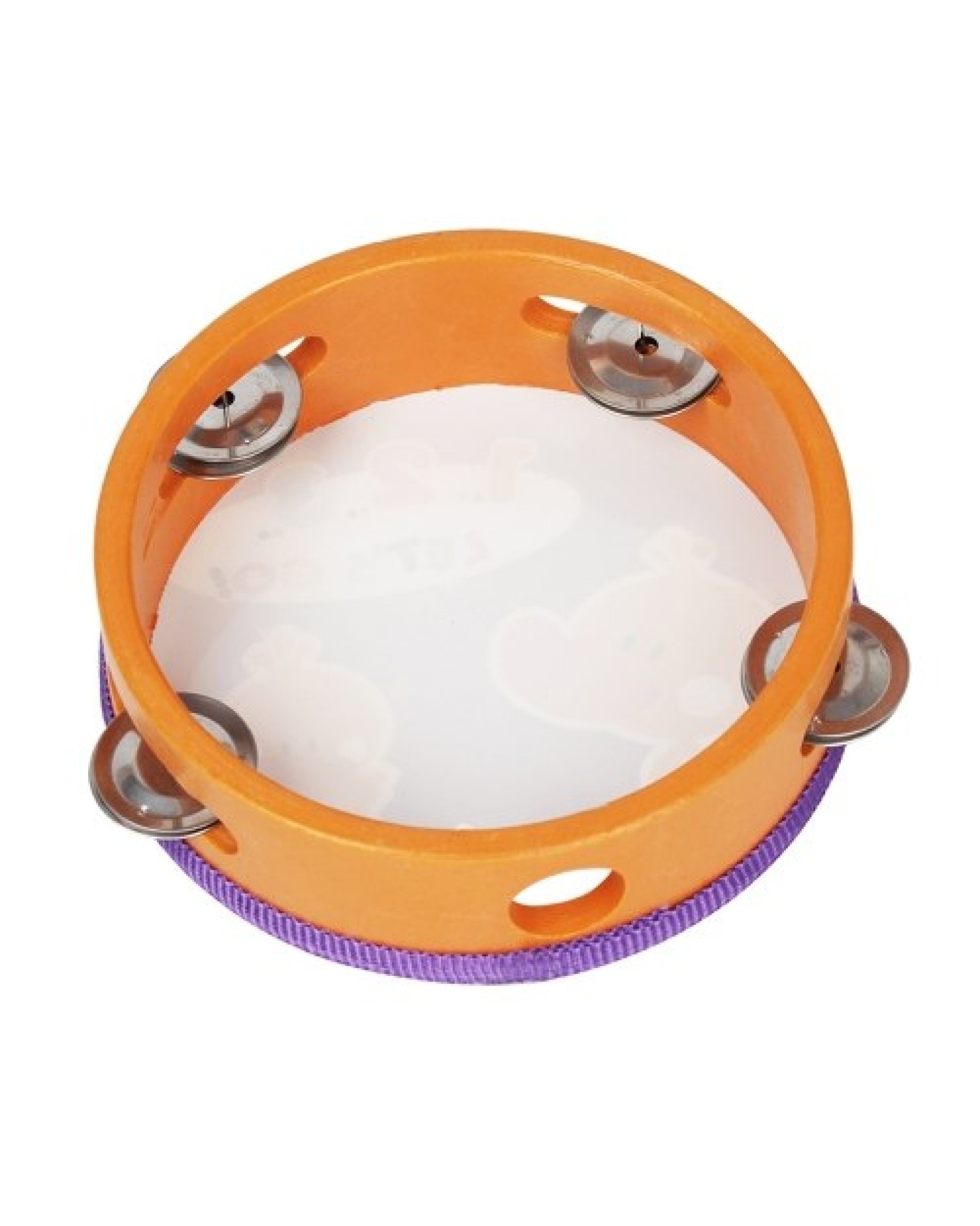 6" Handheld Tambourine Hand Drum Percussion Musical Toy