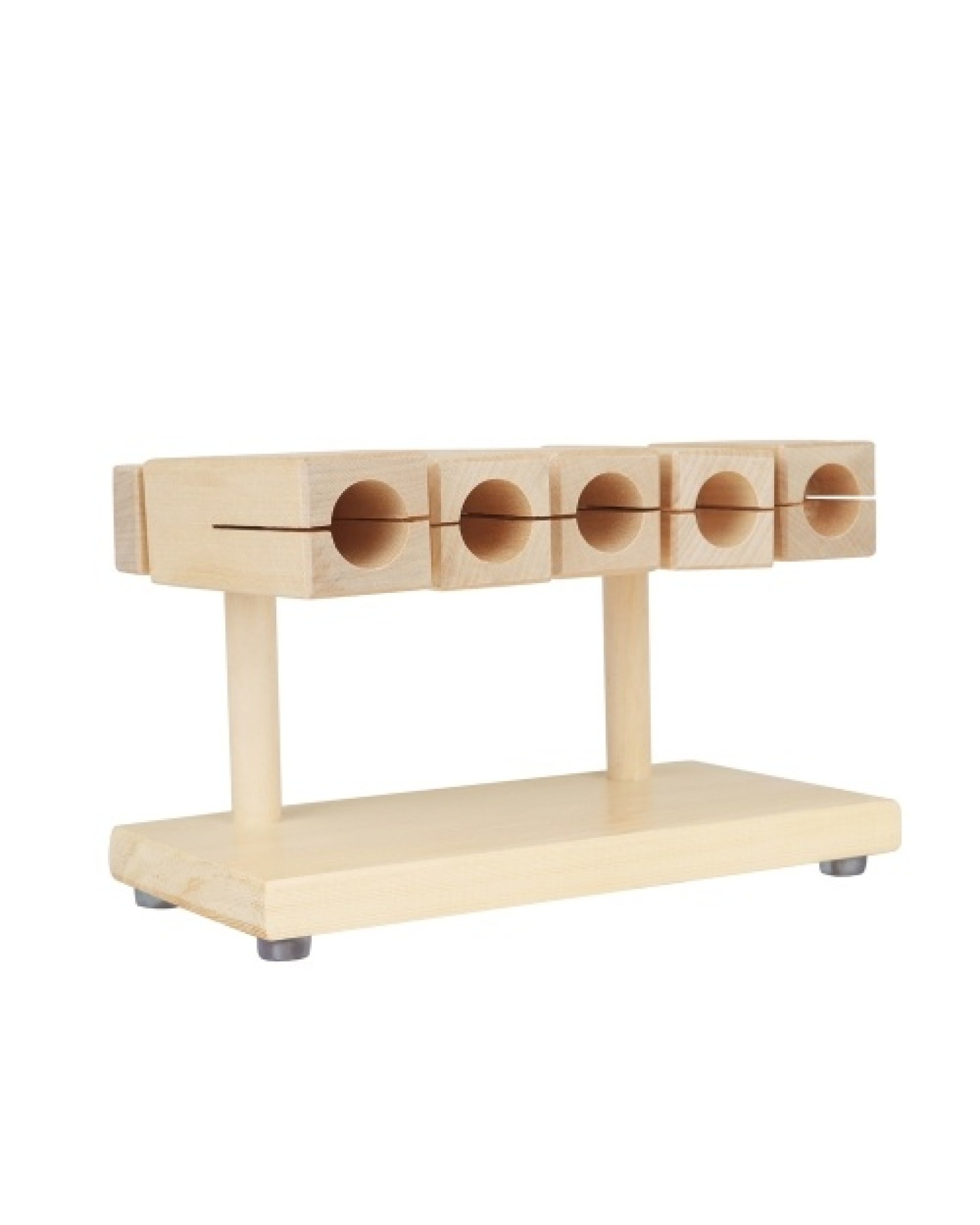 Wood Rhythm Block Wooden Percussion Block Solid Maple Material 5 Tones Musical Percussion Instrument with Mallet for Yoga Presch