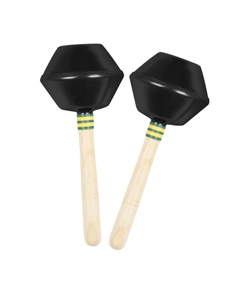 Percussion Maracas Pair of Maracas Shakers Rattles Sand Hammer Percussion Musical Instrument with Aluminium Hammer Head &amp; Wo