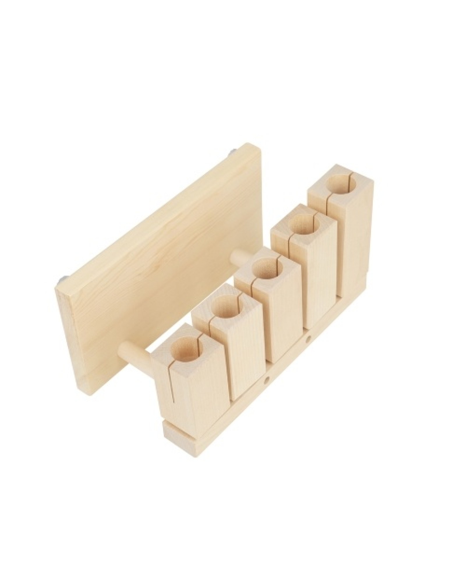 Wood Rhythm Block Wooden Percussion Block Solid Maple Material 5 Tones Musical Percussion Instrument with Mallet for Yoga Presch