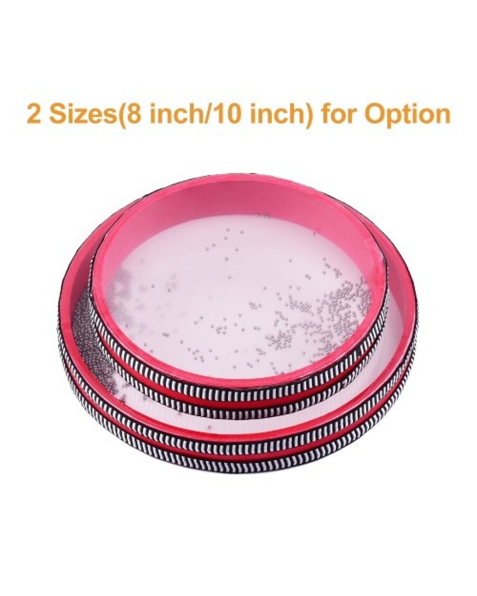 10 Inch Ocean Drum Wooden Handheld Sea Wave Drum Percussion Drum Gentle Sea Sound Musical Toy for Children