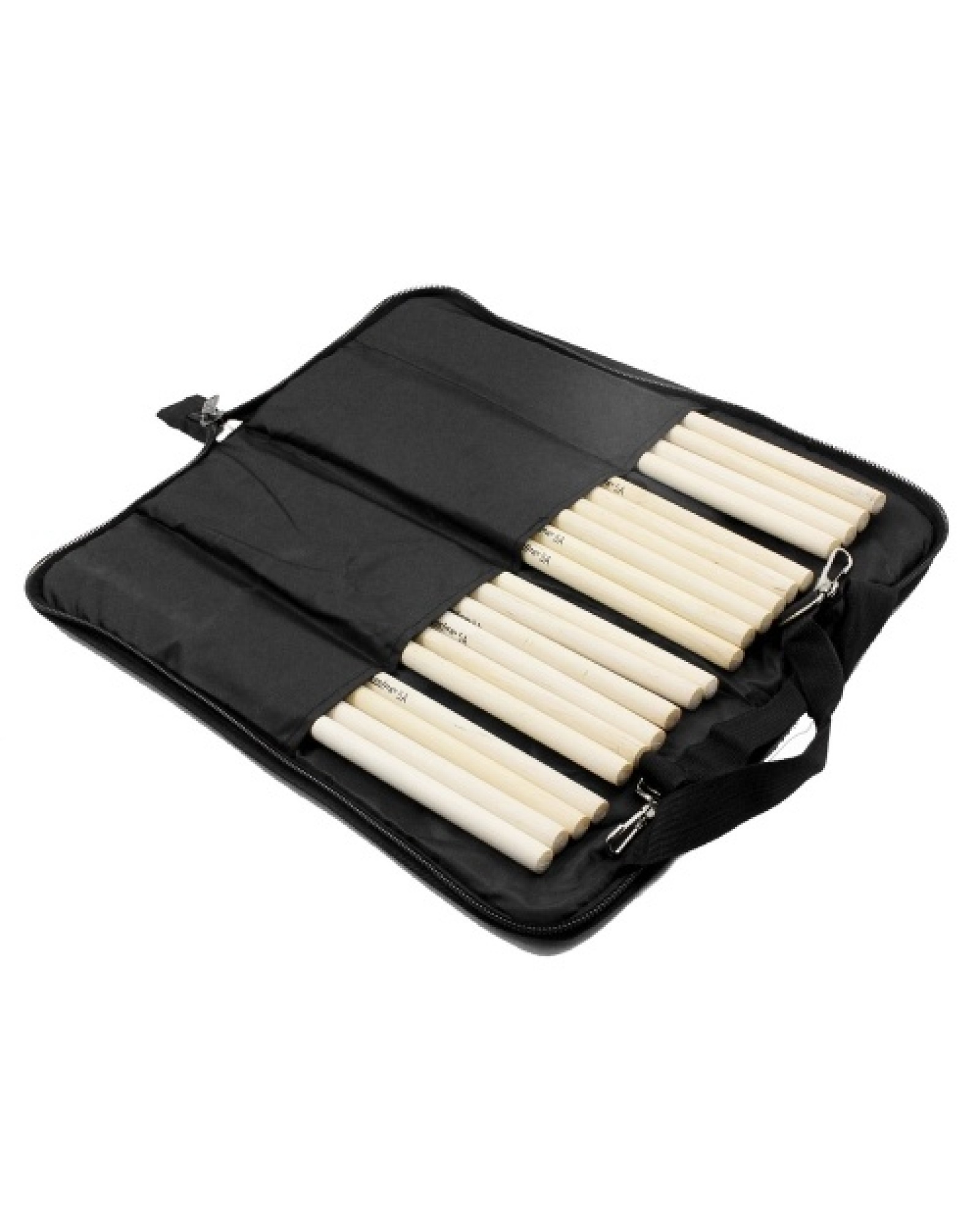 600D Water-resistant Drum Sticks Gig Bag Oxford Cloth Handy Strap Gripped Handle Pocket 5mm Cotton Padded