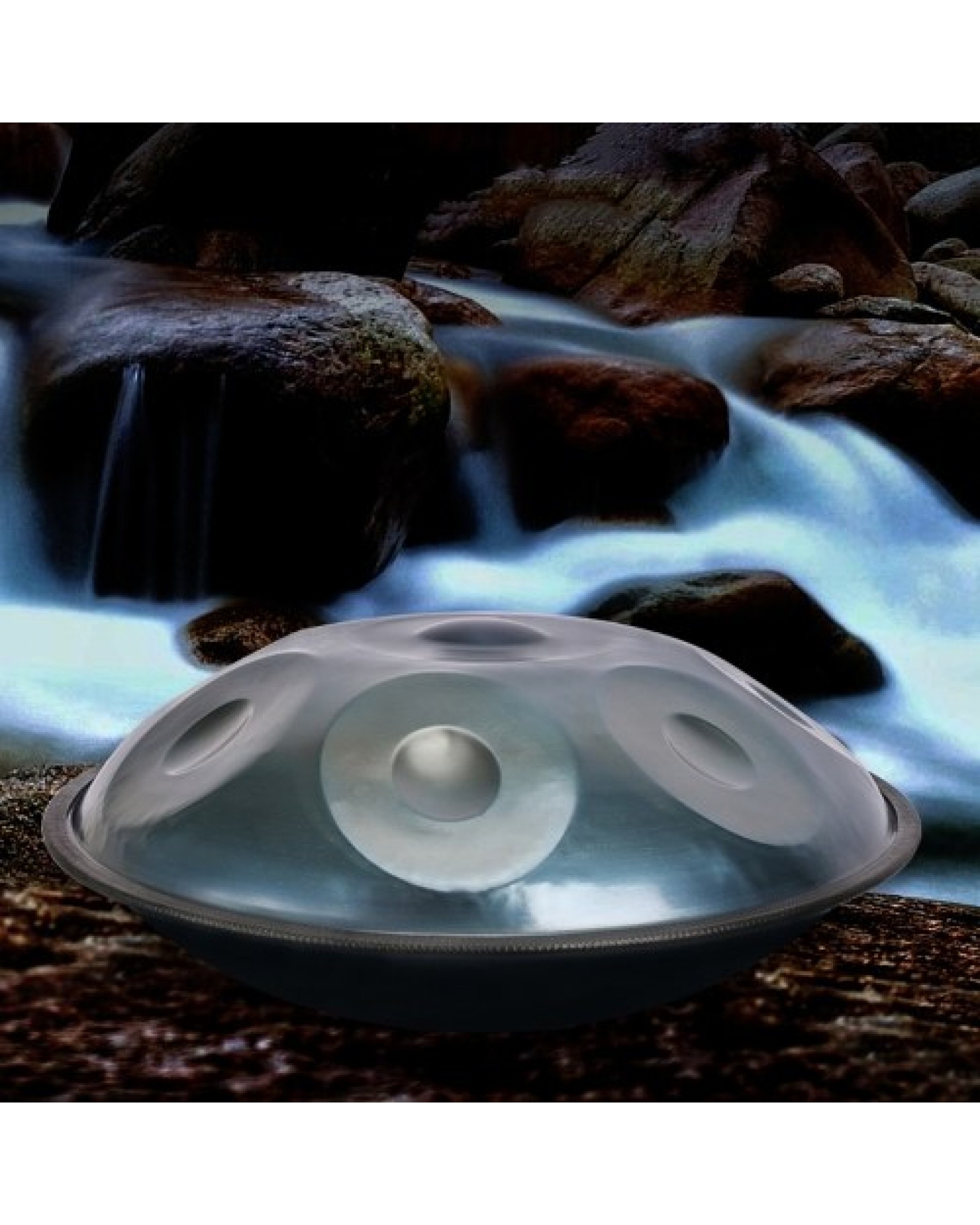 10 tones Handmade Performance Sound Handpan Musical Instrument Gift with Drum Bag