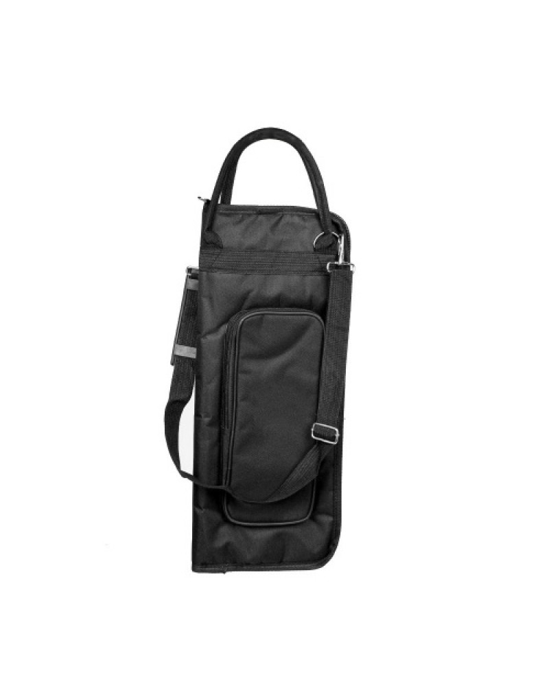 600D Water-resistant Drum Sticks Gig Bag Oxford Cloth Handy Strap Gripped Handle Pocket 5mm Cotton Padded