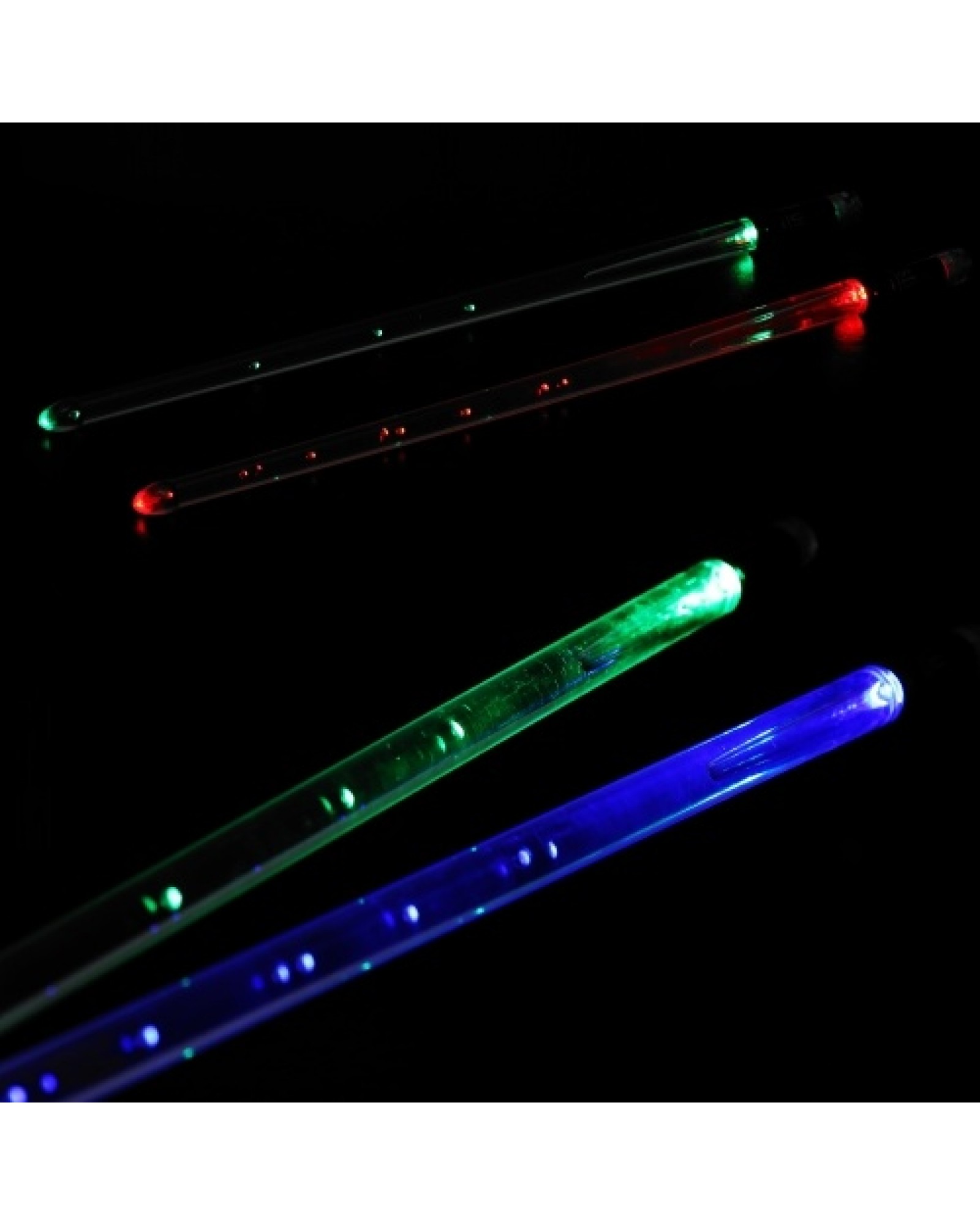 A Pair of Glow Drumsticks 15-Colors Light Drumstick Light Up Drumsticks Jazz Drumstick Drum Accessories