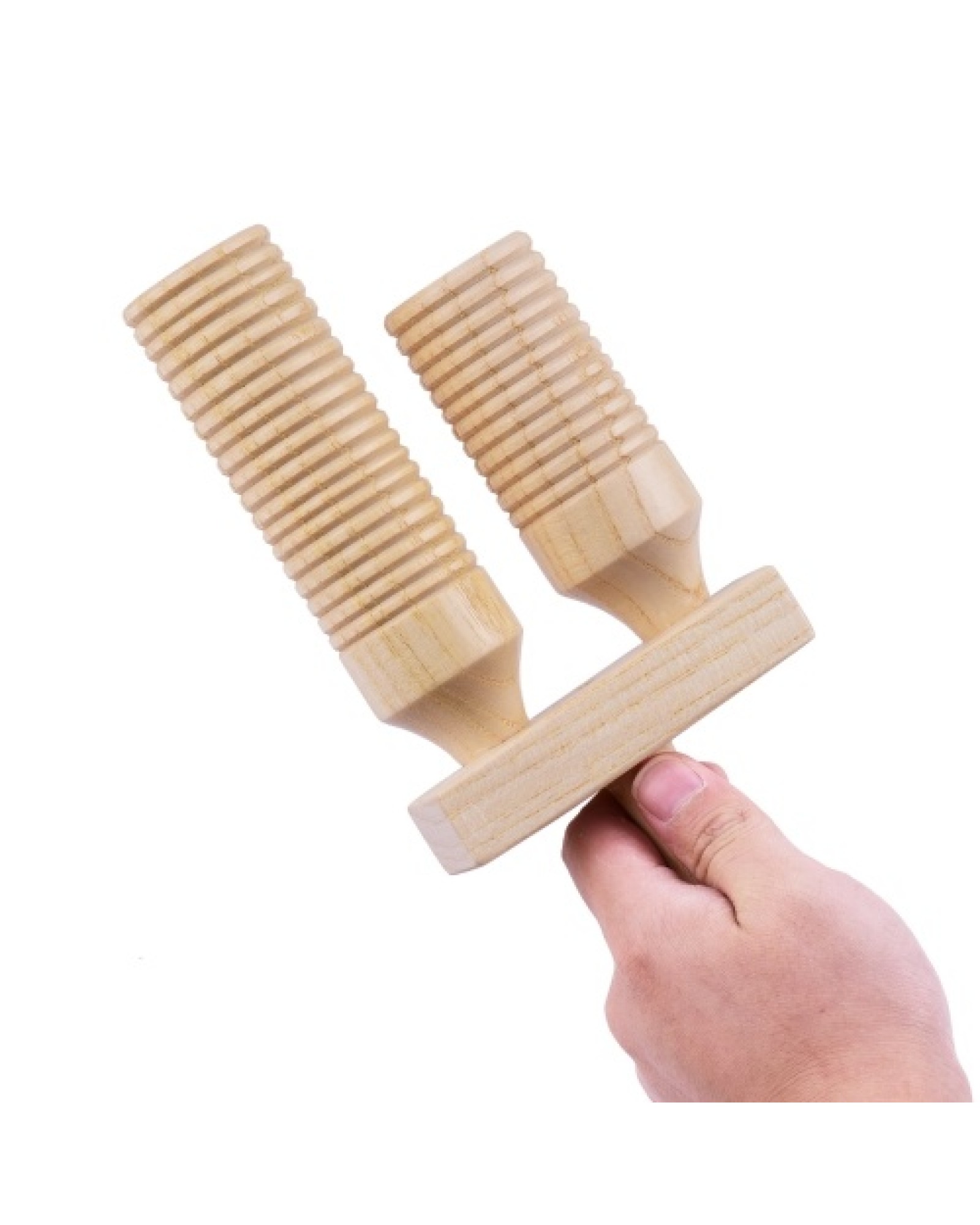 Percussion Wood Block 2 Tone Wooden Percussion Musical Instrument Children Musical Toys with Mallet