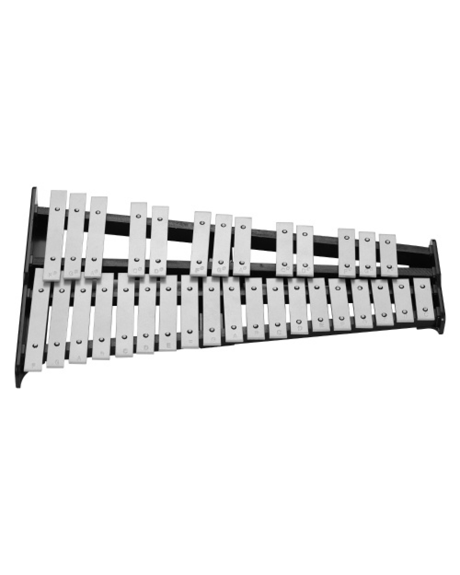 32-Note Xylophone Educational Glockenspiel Wooden Base Solid Aluminum Bars