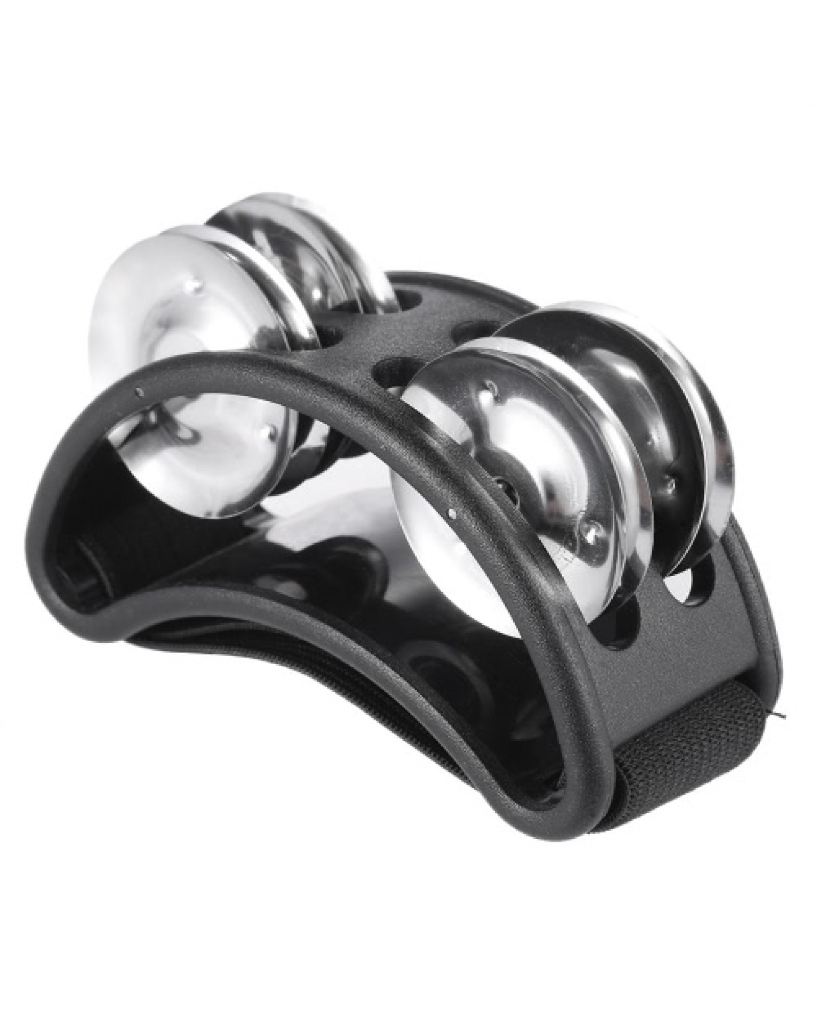 Foot Tambourine Percussion Musical Instrument 2 Sets Metal Jingle Bell