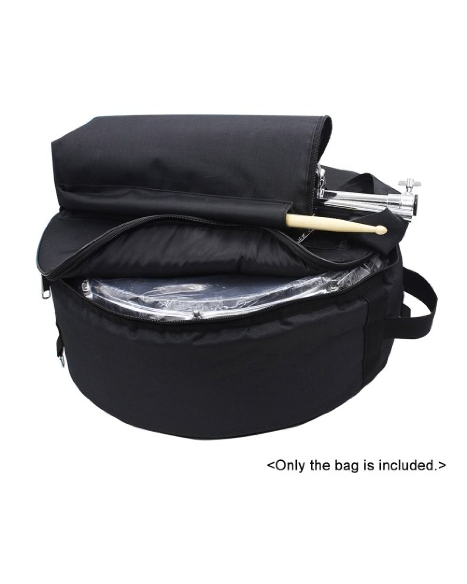 Durable 14 Inch Snare Drum Bag Backpack Case with Shoulder Strap Outside Pockets