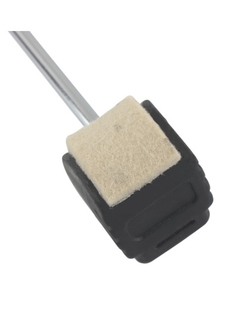 High-quality Bass Drum Pedal Beater Wool Felt Stainless Steel Handle Percussion Instrument Accessories Parts
