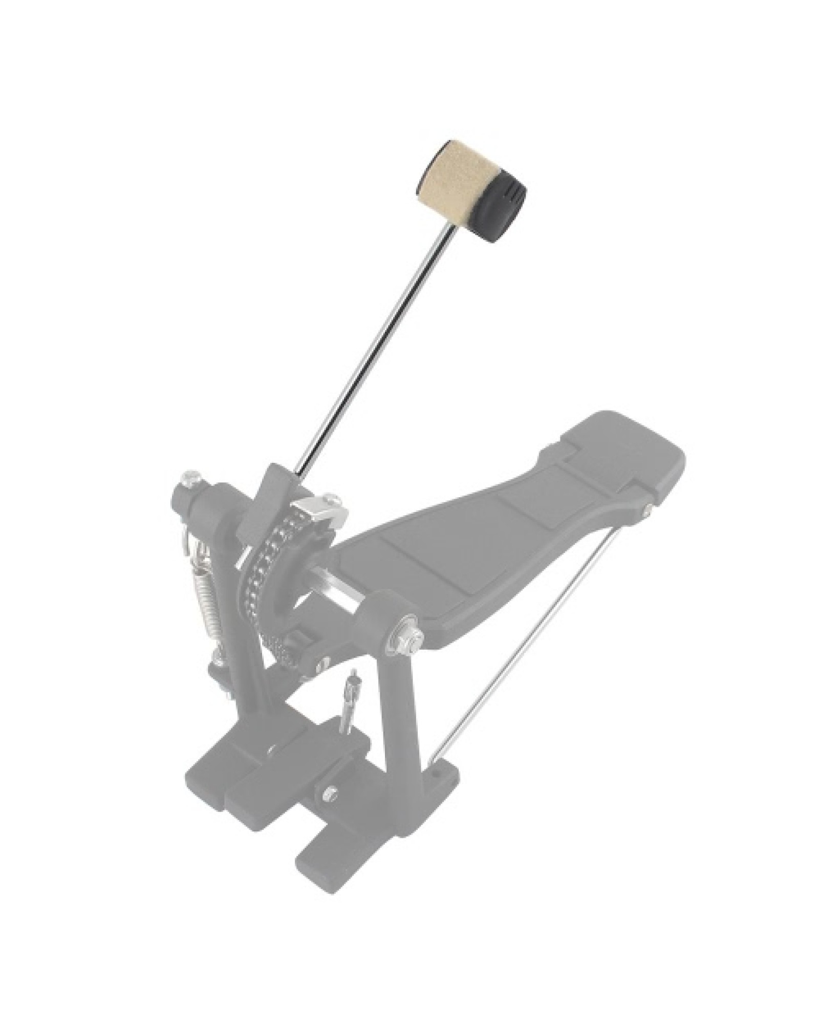 High-quality Bass Drum Pedal Beater Wool Felt Stainless Steel Handle Percussion Instrument Accessories Parts