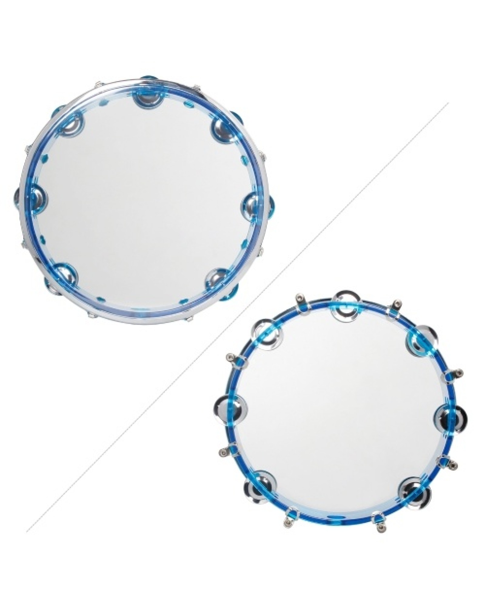 10 Inch Hand Held Tambourine Double Row Tambourine Drum Set Percussion Instrument