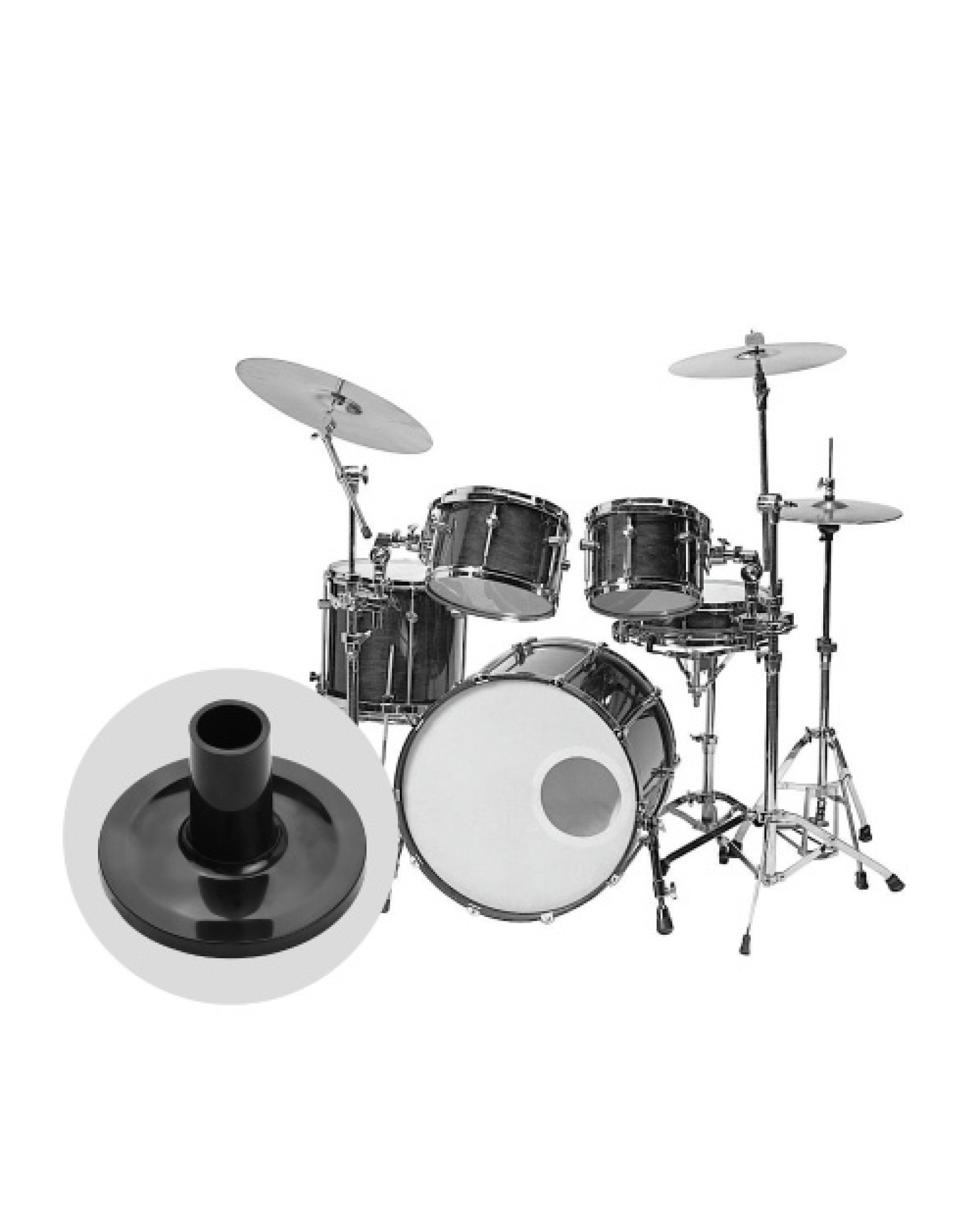 Drum Cymbal Sleeves Set  Drum Accessory Replacement Instrument Accessory Replacement 8 Piece
