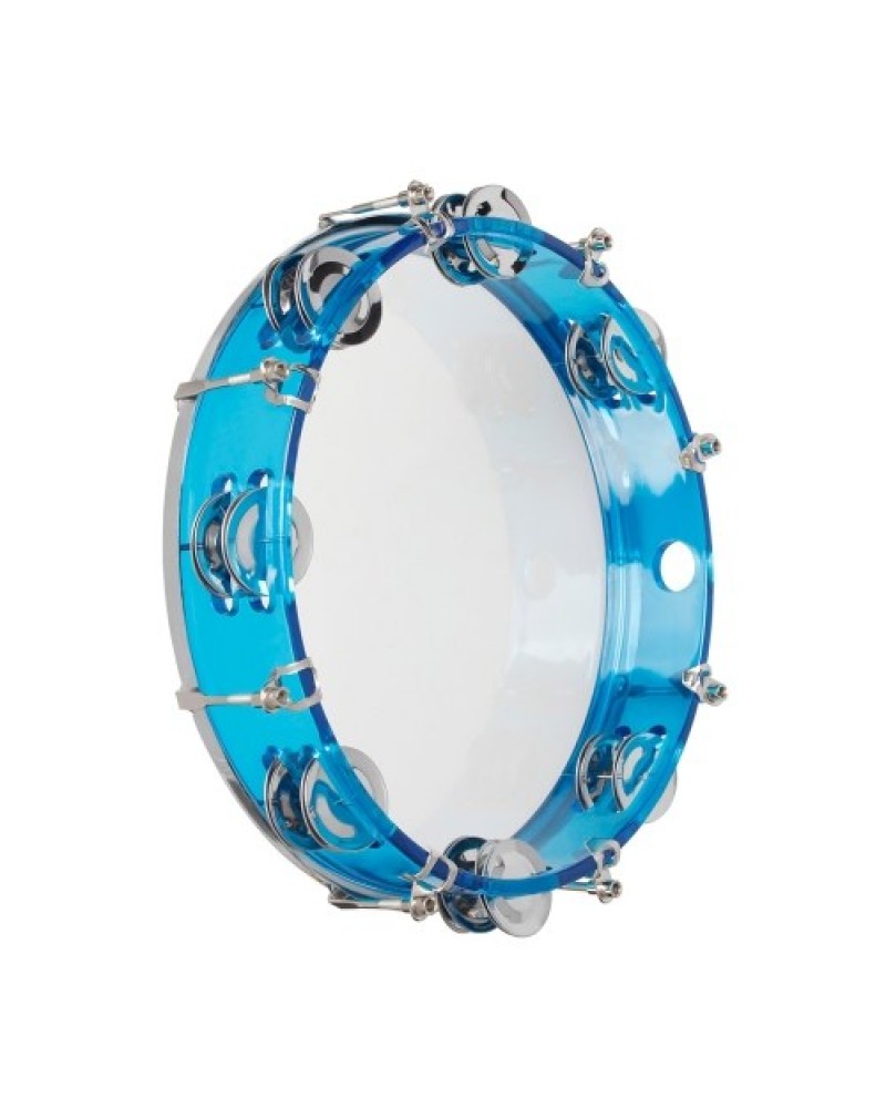 10 Inch Hand Held Tambourine Double Row Tambourine Drum Set Percussion Instrument